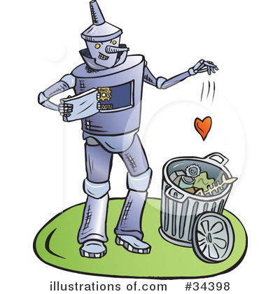 Royalty-Free (RF) Robot Clipart Illustration by Lisa Arts - Stock Sample #34398