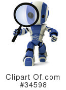 Robot Clipart #34598 by Leo Blanchette