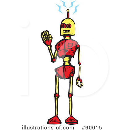 Royalty-Free (RF) Robot Clipart Illustration by xunantunich - Stock Sample #60015