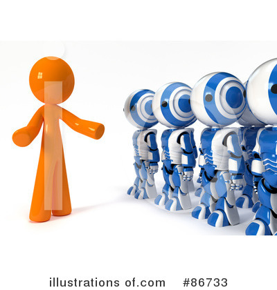 Orange Design Mascot Clipart #86733 by Leo Blanchette