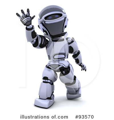 Royalty-Free (RF) Robot Clipart Illustration by KJ Pargeter - Stock Sample #93570