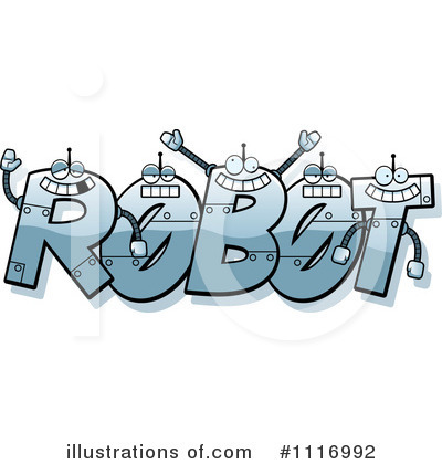 Robot Clipart #1116992 by Cory Thoman