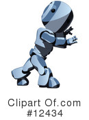 Robots Clipart #12434 by Leo Blanchette