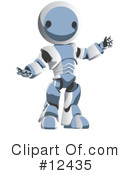 Robots Clipart #12435 by Leo Blanchette