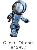Robots Clipart #12437 by Leo Blanchette