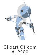 Robots Clipart #12920 by Leo Blanchette
