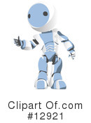 Robots Clipart #12921 by Leo Blanchette