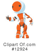 Robots Clipart #12924 by Leo Blanchette