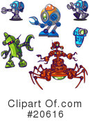 Robots Clipart #20616 by Tonis Pan