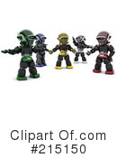 Robots Clipart #215150 by KJ Pargeter