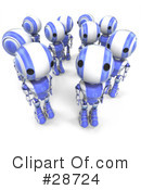 Robots Clipart #28724 by Leo Blanchette