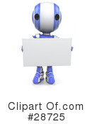 Robots Clipart #28725 by Leo Blanchette