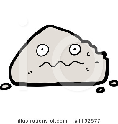 Royalty-Free (RF) Rock Clipart Illustration by lineartestpilot - Stock Sample #1192577