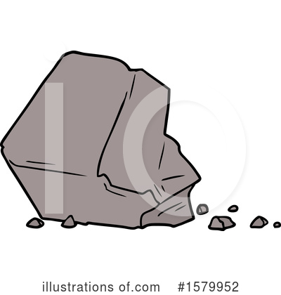Royalty-Free (RF) Rock Clipart Illustration by lineartestpilot - Stock Sample #1579952
