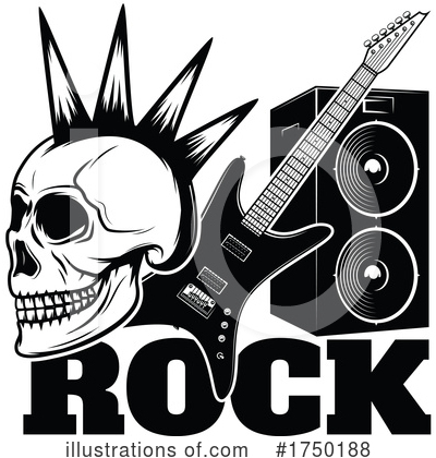 Royalty-Free (RF) Rock Music Clipart Illustration by Vector Tradition SM - Stock Sample #1750188