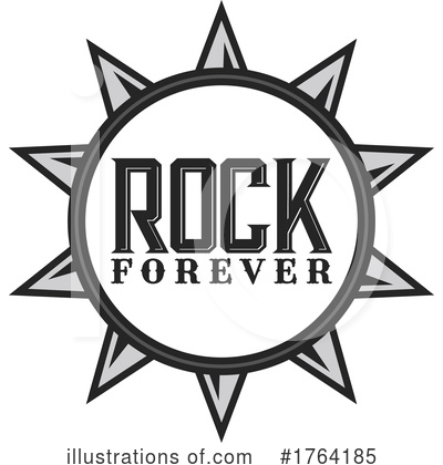 Rock N Roll Clipart #1764185 by Vector Tradition SM