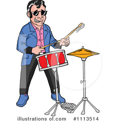 Royalty-Free (RF) Rockabilly Clipart Illustration by LaffToon - Stock Sample #1113514