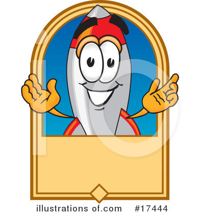 Rocket Mascot Clipart #17444 by Toons4Biz