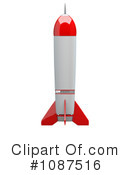 Rocket Clipart #1087516 by Leo Blanchette