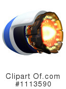 Rocket Clipart #1113590 by Leo Blanchette