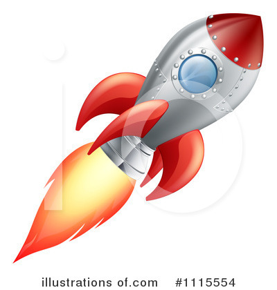 Rocket Clipart #1115554 by AtStockIllustration