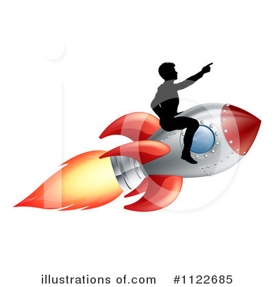 Royalty-Free (RF) Rocket Clipart Illustration by AtStockIllustration - Stock Sample #1122685