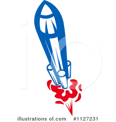 Royalty-Free (RF) Rocket Clipart Illustration by Vector Tradition SM - Stock Sample #1127231
