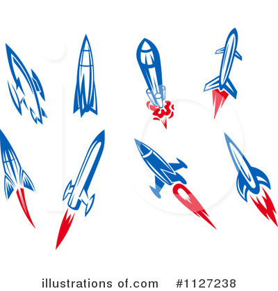 Royalty-Free (RF) Rocket Clipart Illustration by Vector Tradition SM - Stock Sample #1127238