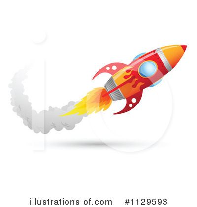 Rocket Clipart #1129593 by Qiun