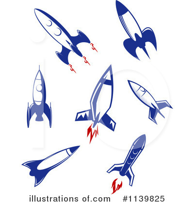 Royalty-Free (RF) Rocket Clipart Illustration by Vector Tradition SM - Stock Sample #1139825