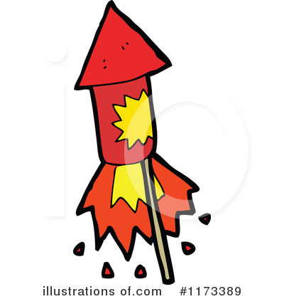 Royalty-Free (RF) Rocket Clipart Illustration by lineartestpilot - Stock Sample #1173389