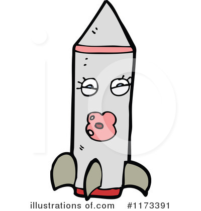 Royalty-Free (RF) Rocket Clipart Illustration by lineartestpilot - Stock Sample #1173391
