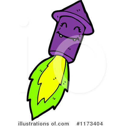 Royalty-Free (RF) Rocket Clipart Illustration by lineartestpilot - Stock Sample #1173404