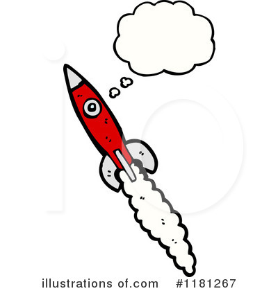 Royalty-Free (RF) Rocket Clipart Illustration by lineartestpilot - Stock Sample #1181267