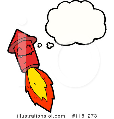 Royalty-Free (RF) Rocket Clipart Illustration by lineartestpilot - Stock Sample #1181273