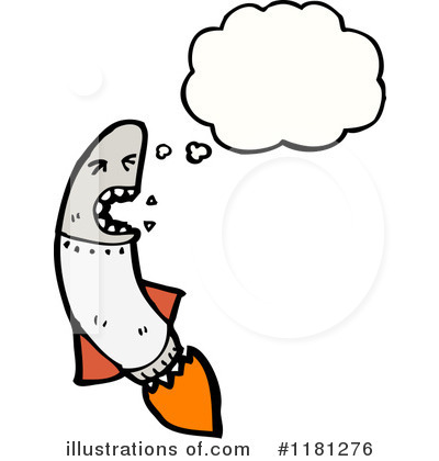 Royalty-Free (RF) Rocket Clipart Illustration by lineartestpilot - Stock Sample #1181276