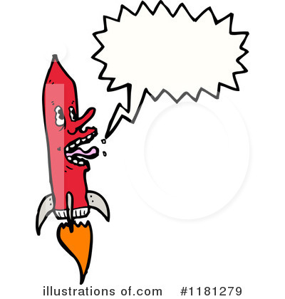 Royalty-Free (RF) Rocket Clipart Illustration by lineartestpilot - Stock Sample #1181279