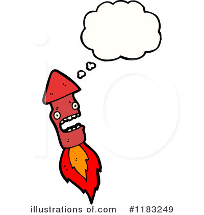 Royalty-Free (RF) Rocket Clipart Illustration by lineartestpilot - Stock Sample #1183249