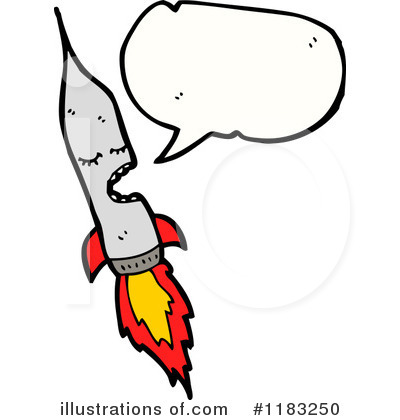Royalty-Free (RF) Rocket Clipart Illustration by lineartestpilot - Stock Sample #1183250