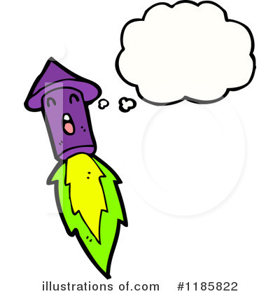 Royalty-Free (RF) Rocket Clipart Illustration by lineartestpilot - Stock Sample #1185822