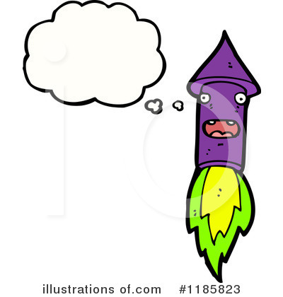 Royalty-Free (RF) Rocket Clipart Illustration by lineartestpilot - Stock Sample #1185823