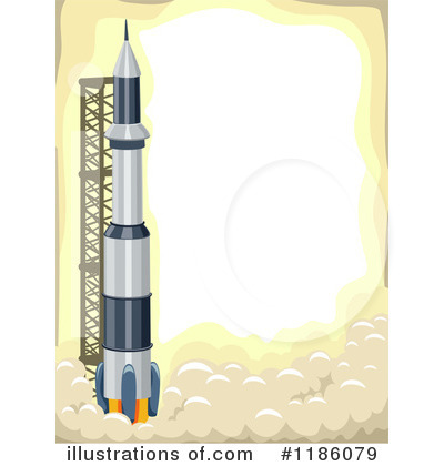 Royalty-Free (RF) Rocket Clipart Illustration by BNP Design Studio - Stock Sample #1186079