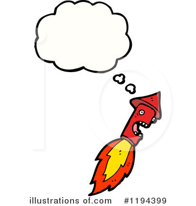 Royalty-Free (RF) Rocket Clipart Illustration by lineartestpilot - Stock Sample #1194399