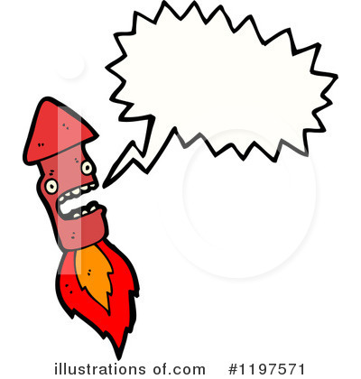 Royalty-Free (RF) Rocket Clipart Illustration by lineartestpilot - Stock Sample #1197571