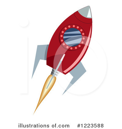 Royalty-Free (RF) Rocket Clipart Illustration by vectorace - Stock Sample #1223588