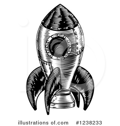 Royalty-Free (RF) Rocket Clipart Illustration by AtStockIllustration - Stock Sample #1238233