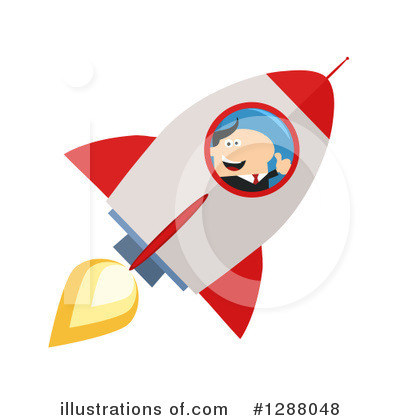 Rocket Clipart #1288048 by Hit Toon