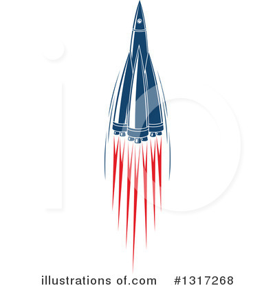 Royalty-Free (RF) Rocket Clipart Illustration by Vector Tradition SM - Stock Sample #1317268