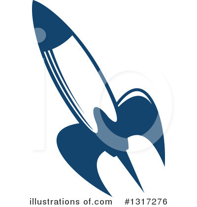 Royalty-Free (RF) Rocket Clipart Illustration by Vector Tradition SM - Stock Sample #1317276