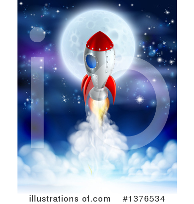 Royalty-Free (RF) Rocket Clipart Illustration by AtStockIllustration - Stock Sample #1376534